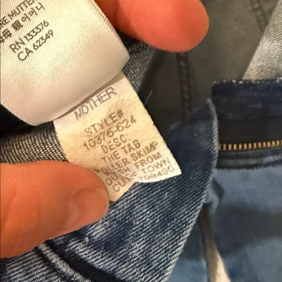 Mother Jeans The Tab Roller Skimp Wide Leg Jeans (only worn once!) - Picture 9 of 9